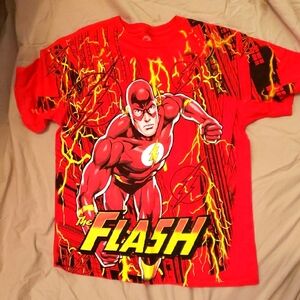 DC Comics Red The Flash T-shirt XXL NEW